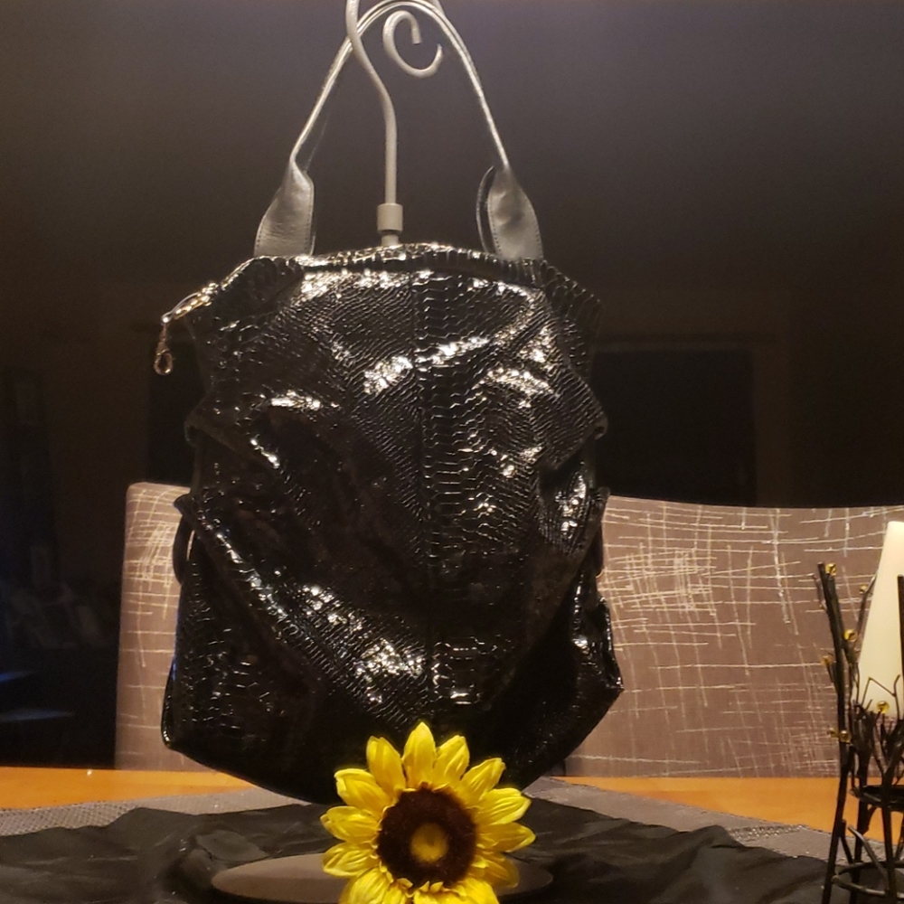 Barbara Milano XL Satchel Handbag